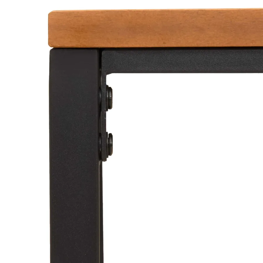 Ensemble de meubles d'extérieur Noir et blanc crème polyrotin - 14