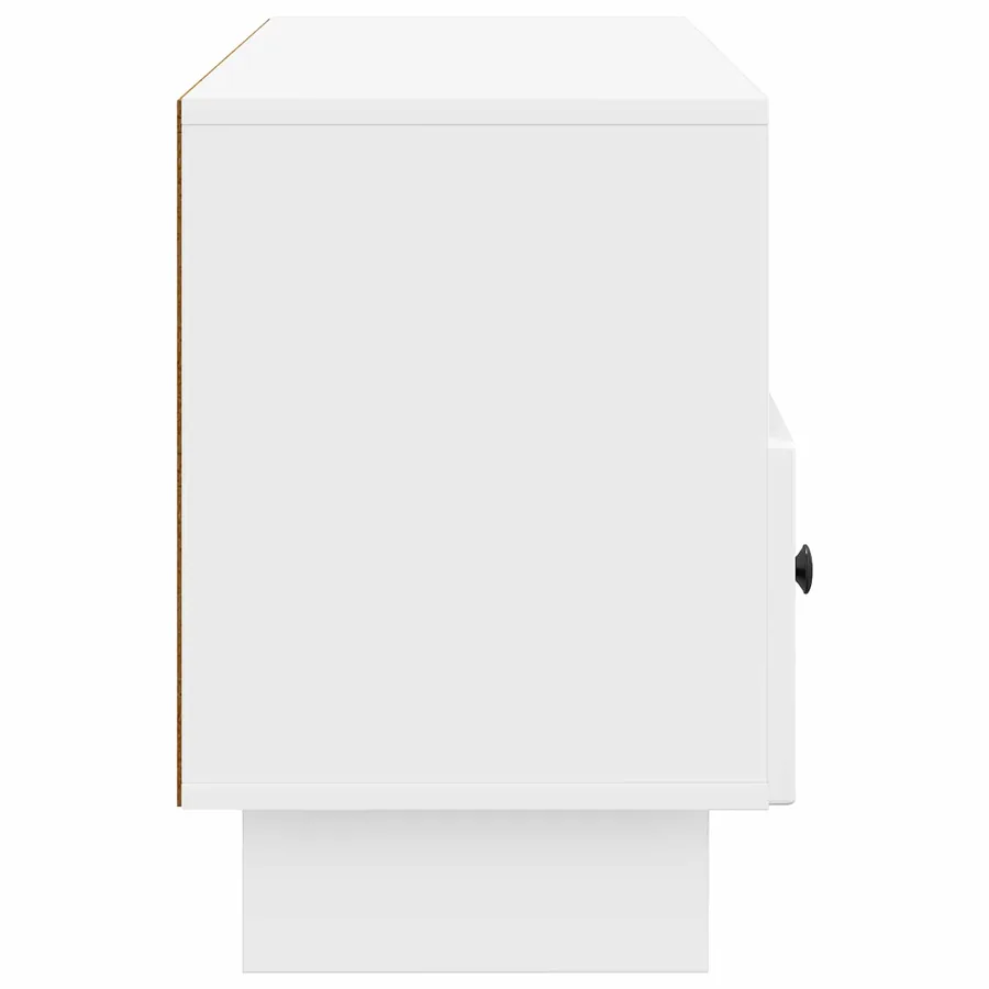 Meuble TV Blanc brillant 102 x 34,5 x 50 cm Bois d'ingénierie - 7