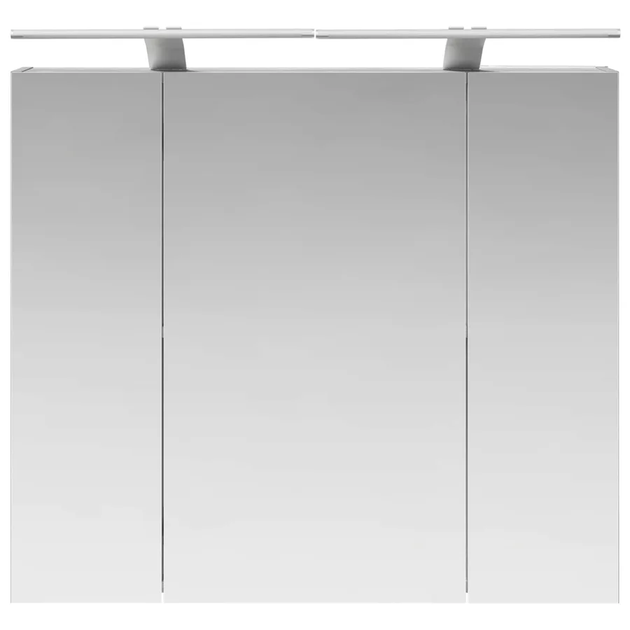 Armoire Miroir de Salle de Bain Gris Sonoma 80 x 14.5 x 70 cm - 6