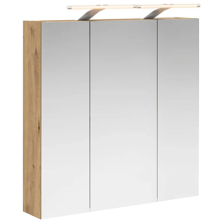 Armoire Miroir de Salle de Bain Chêne artisan 70 x 14,5 x 70 cm - 2