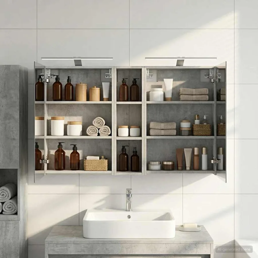 Ensemble de Meubles de Salle de Bain 3 pcs 120 x 14,5 x 70 cm