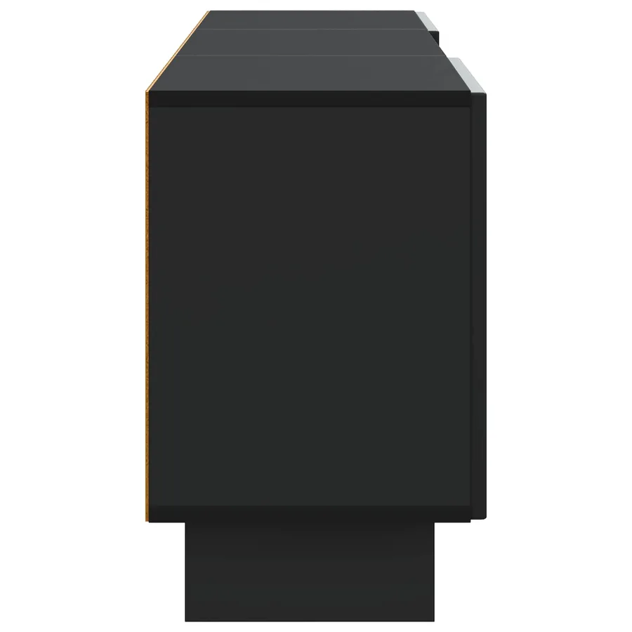 Meuble TV Noir 150 x 31 x 50 cm Bois d’ingénierie - 7