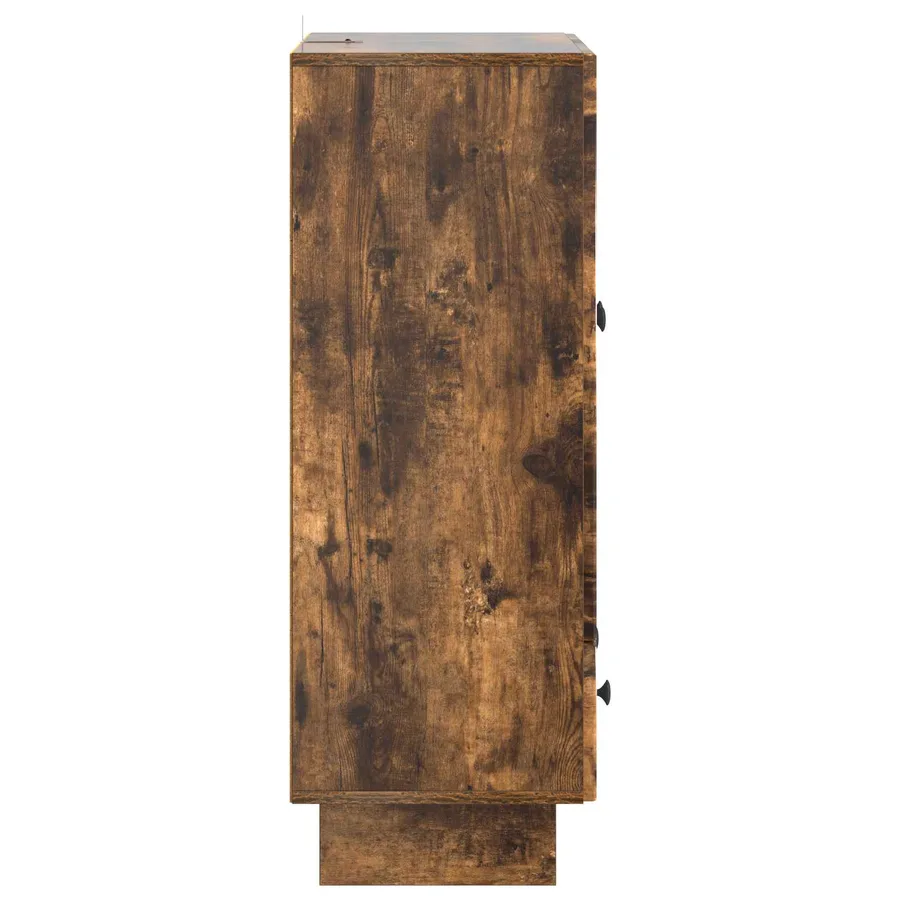 Buffet Chêne Fumé 66 x 34,5 x 95 cm Bois d’ingénierie - 7