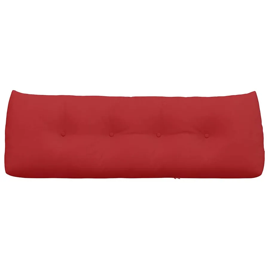 Coussin de Dos Rouge 140 x 24 x 50 cm tissu - 6