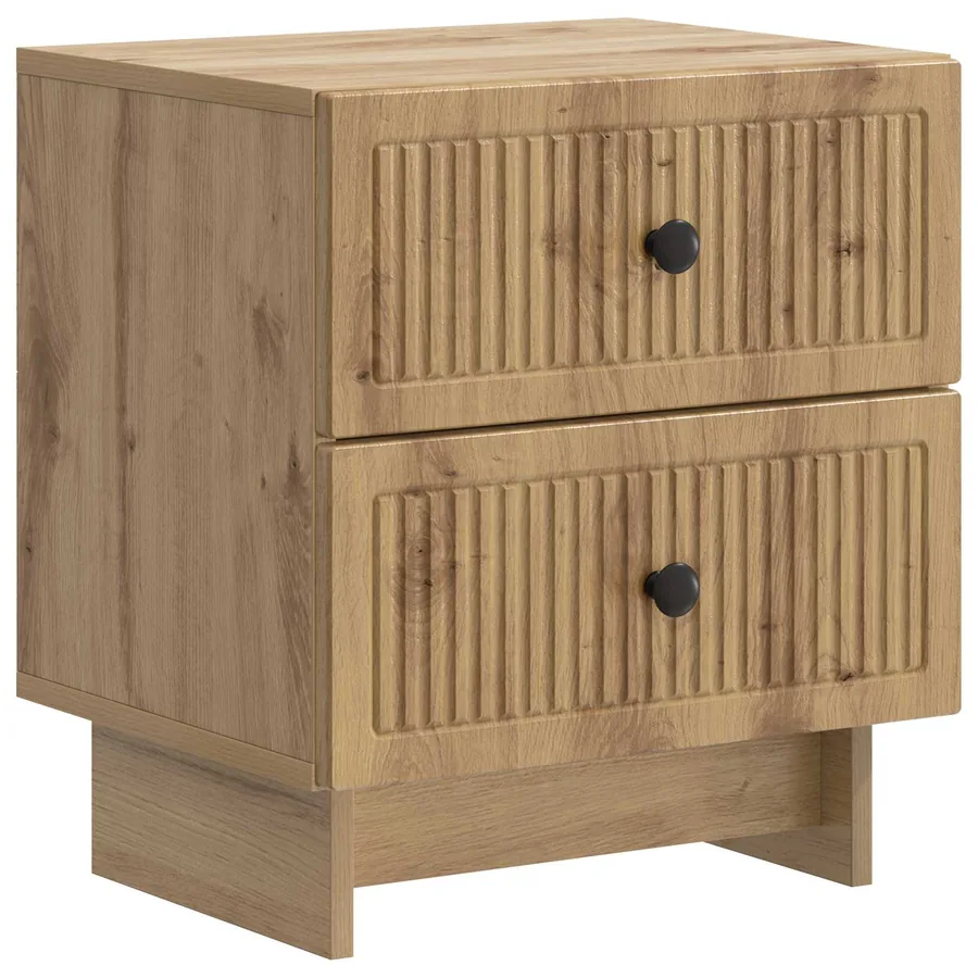 Cabinet de chevet Chêne artisanal 43 x 34,5 x 47,5 cm - 2