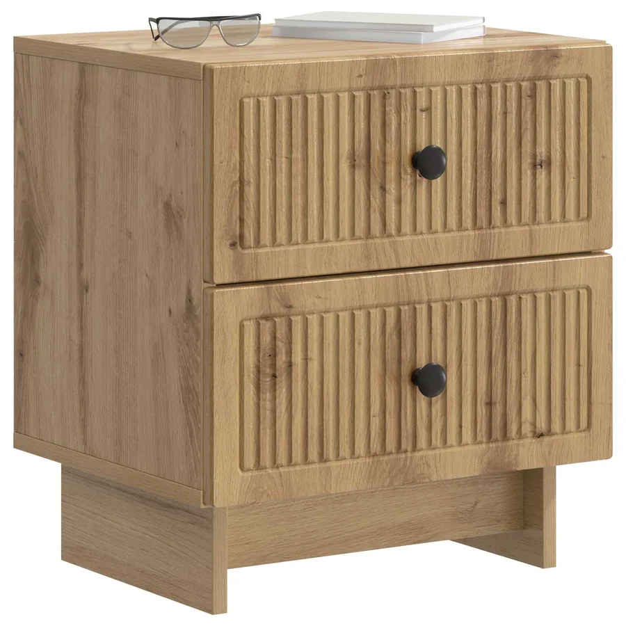 Cabinet de chevet Chêne artisanal 43 x 34,5 x 47,5 cm - 3