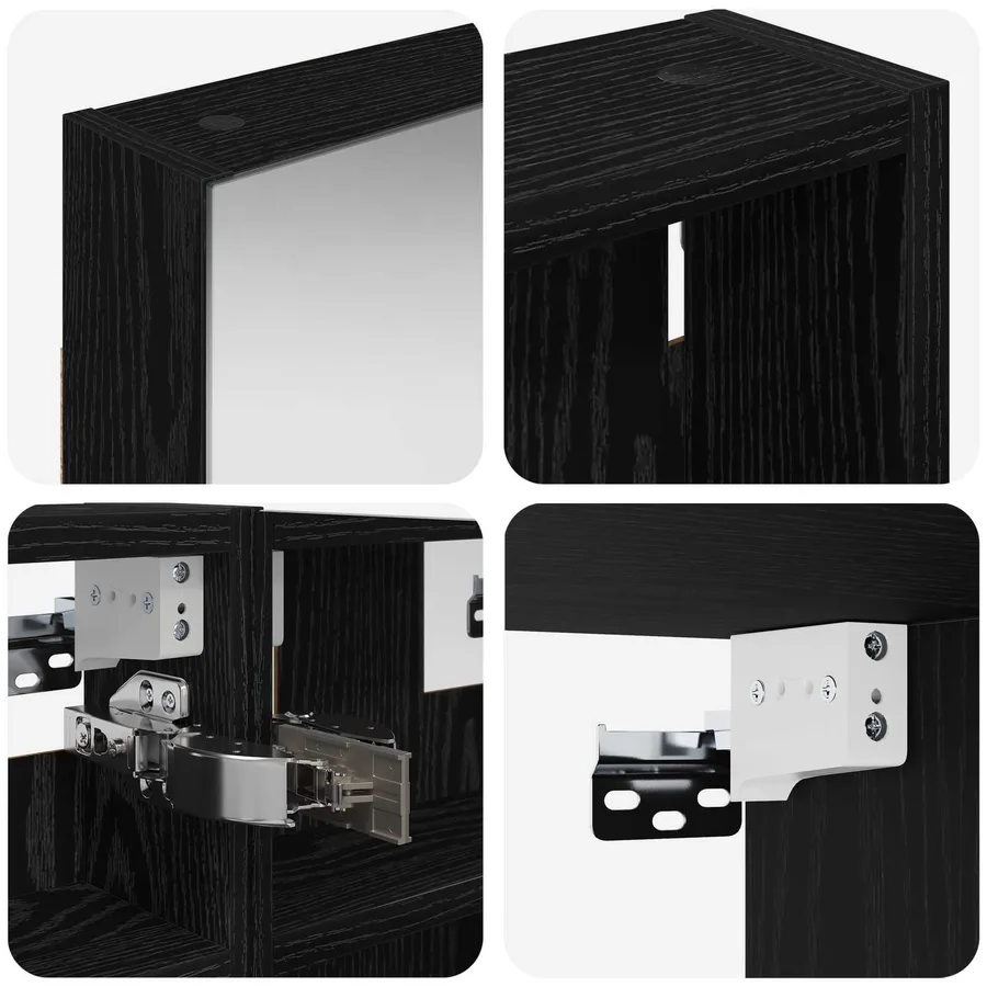 Ensemble de Meubles de Salle de Bain 3 pcs 90 x 10,5 x 50 cm - 10
