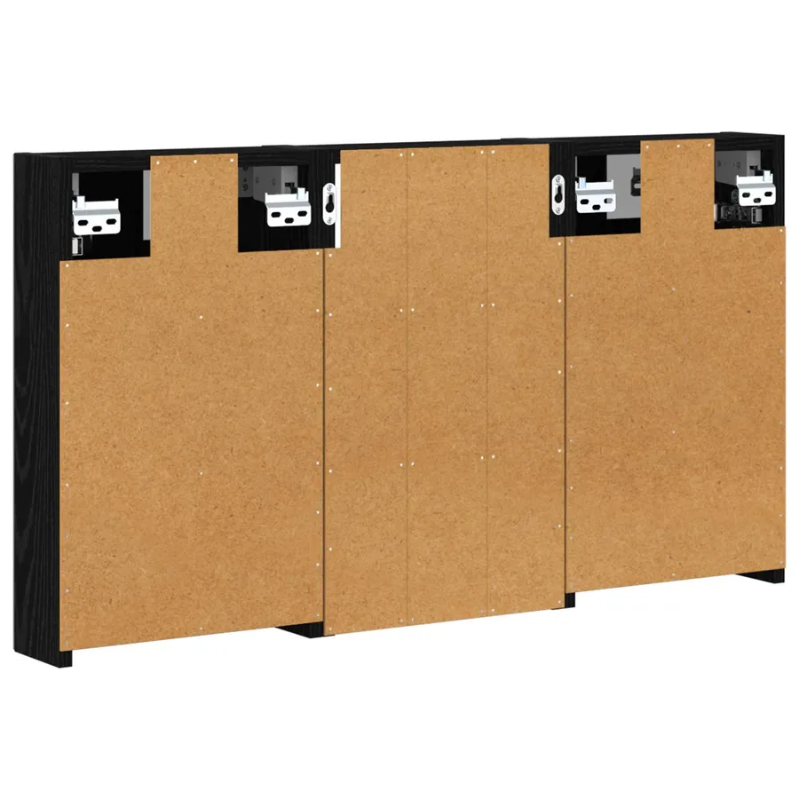Ensemble de Meubles de Salle de Bain 3 pcs 90 x 10,5 x 50 cm - 9