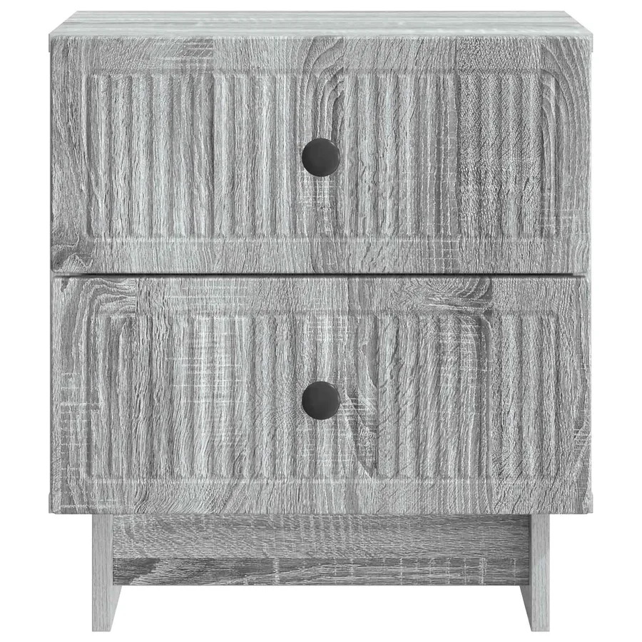 Cabinet de chevet avec tiroir Sonoma gris 43 x 34,5 x 47,5 cm - 5