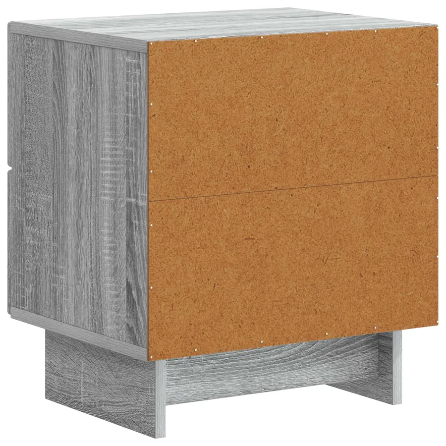 Cabinet de chevet avec tiroir Sonoma gris 43 x 34,5 x 47,5 cm - 7