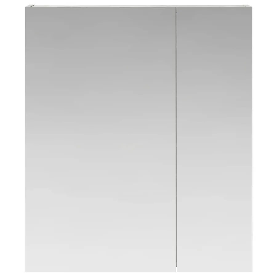 Armoire Miroir de Salle de Bain Gris béton 60 x 14,5 x 70 cm - 5