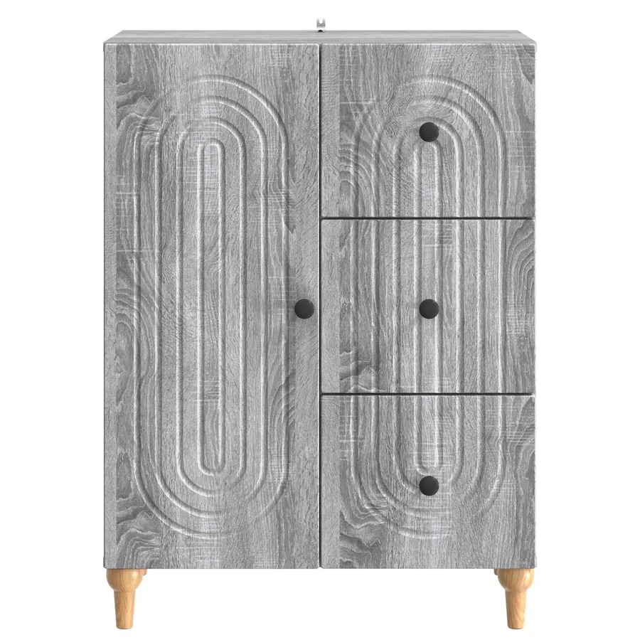 Buffet Sonoma gris 66 x 34,5 x 90 cm Bois d'ingénierie - 6