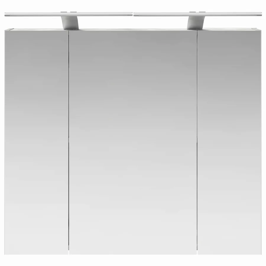 Armoire Miroir de Salle de Bain Gris béton 80 x 14.5 x 70 cm - 6