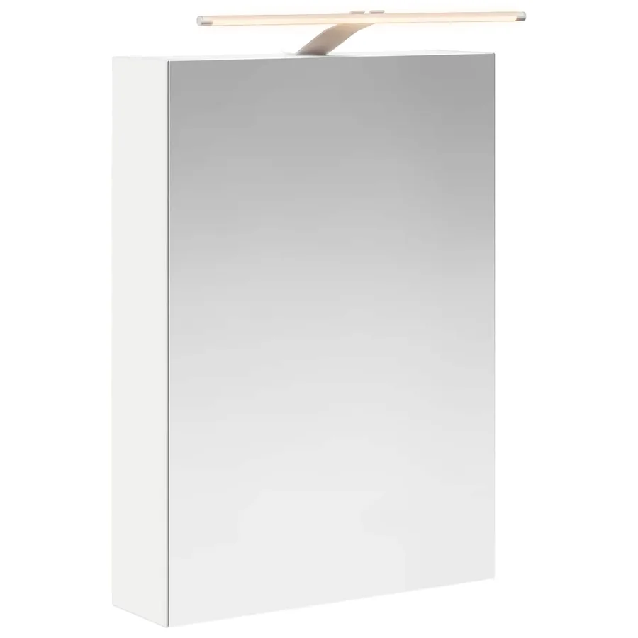 Armoire Miroir de Salle de Bain Blanc 50 x 14,5 x 70 cm - 2