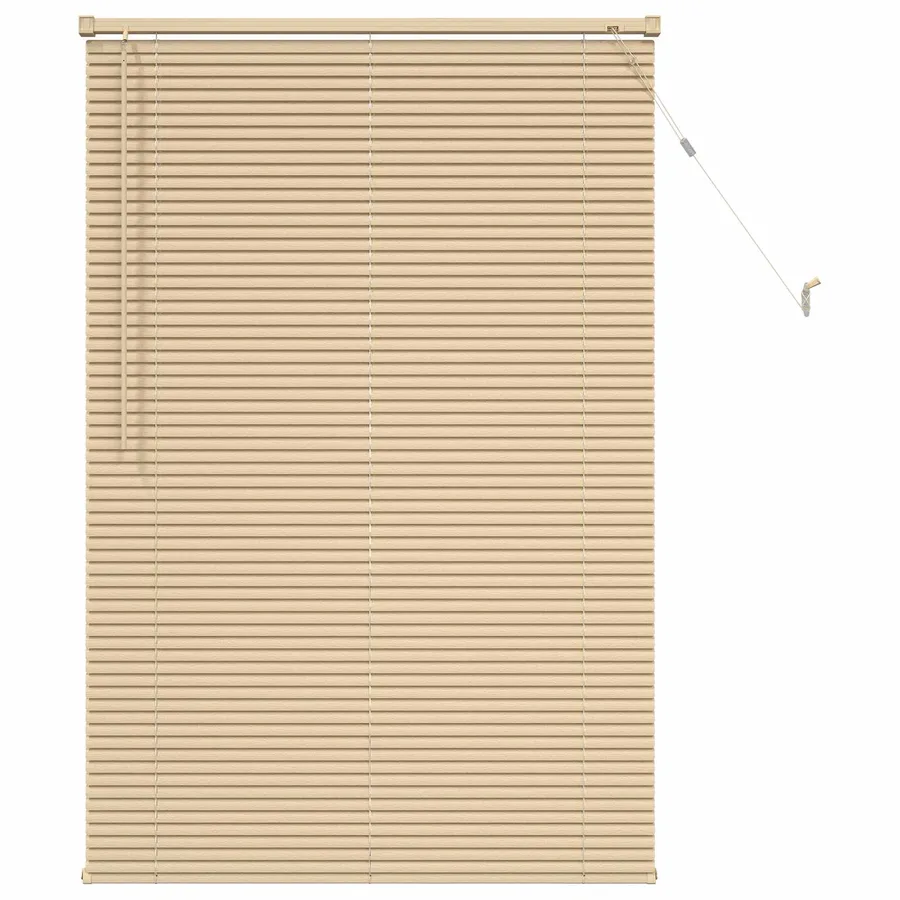 Store Vénitien Marron clair avec motif 150 x 90 cm 25 mm PVC - 2