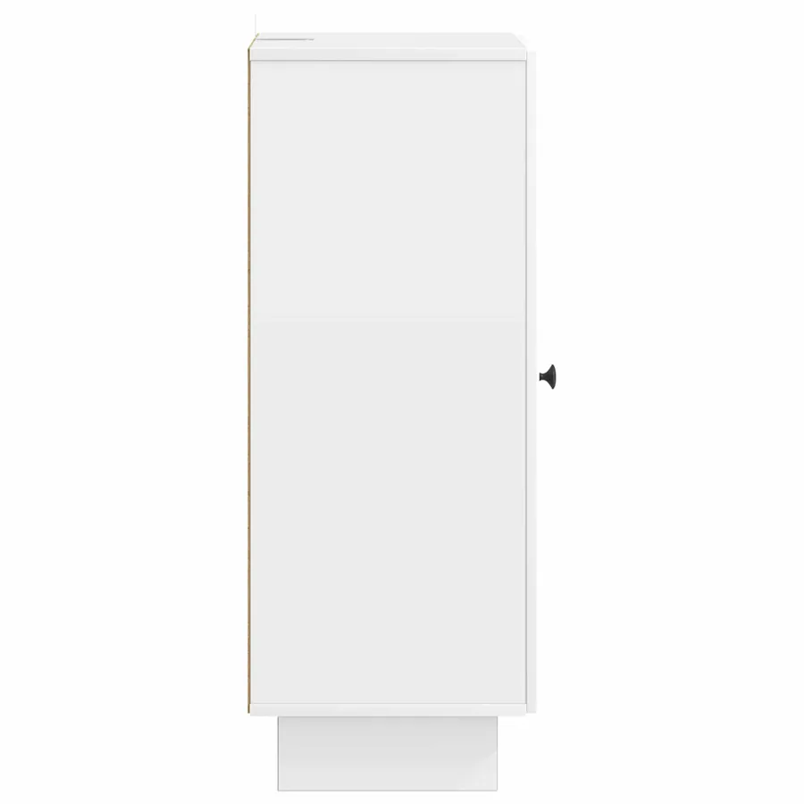Buffet Blanc brillant 33 x 34,5 x 90 cm Bois d'ingénierie - 7
