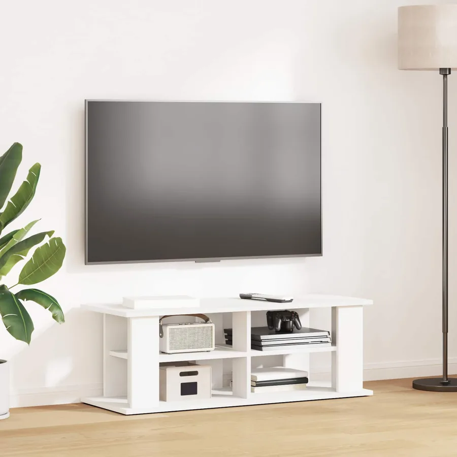 Support de télévision Blanc 96 x 35 x 33,5 cm
