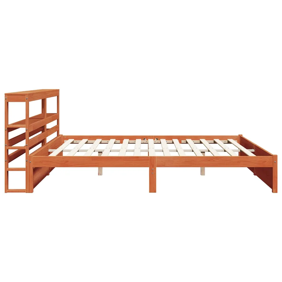 Cadre de lit Cire marron 180 x 200 cm Bois de Pin Massif - 7
