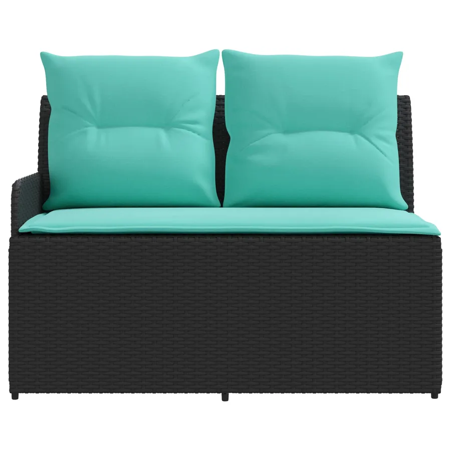 Canapé de jardin avec accoudoirs et table relevable 2 Pièce - 7