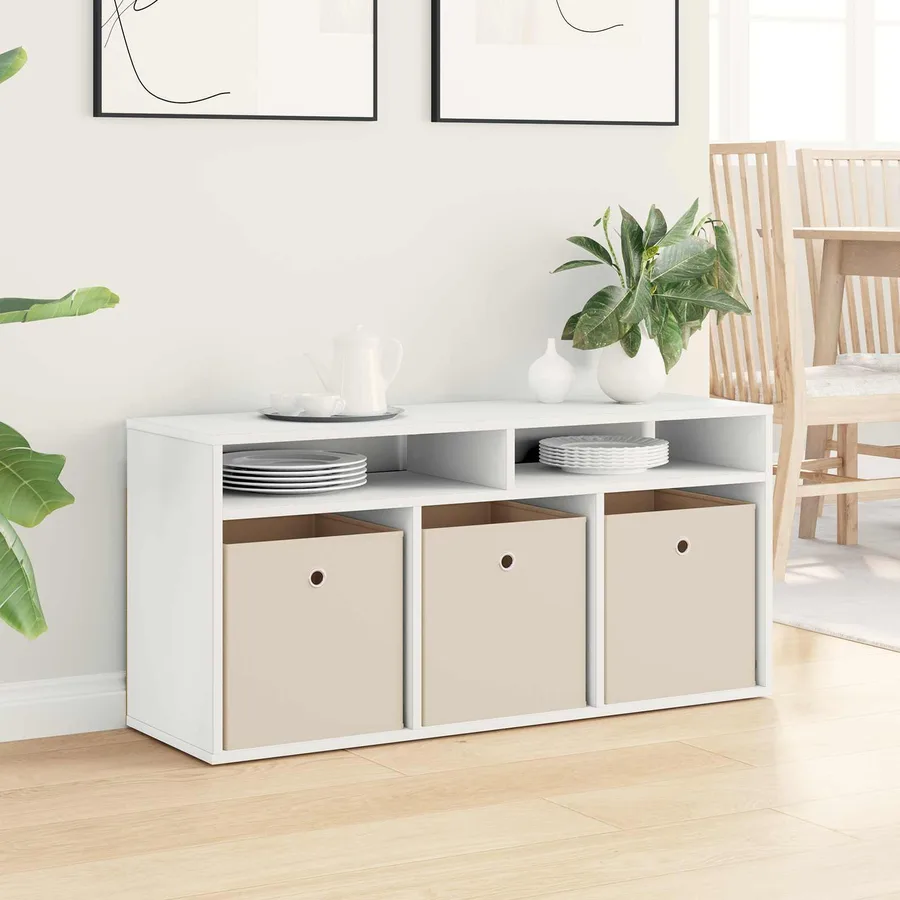 Basboard avec tiroir Blanc 102 x 32 x 48,5 cm - 4