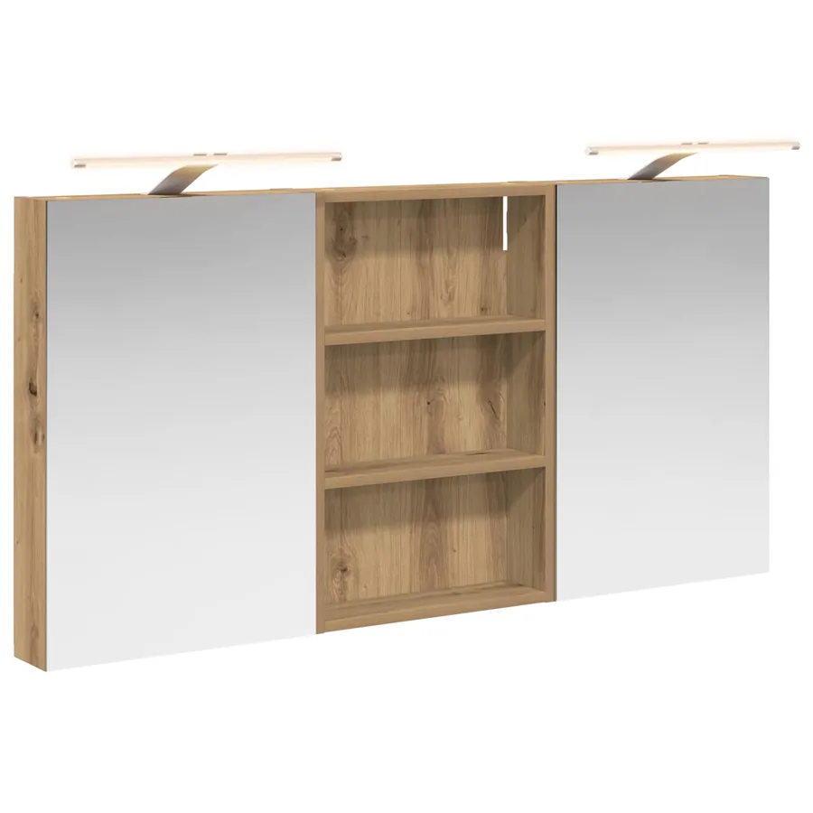 Ensemble de Meubles de Salle de Bain 3 pc 120 x 10,5 x 60,5 cm - 2