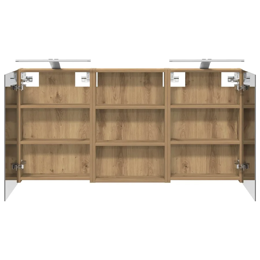 Ensemble de Meubles de Salle de Bain 3 pc 120 x 10,5 x 60,5 cm - 7