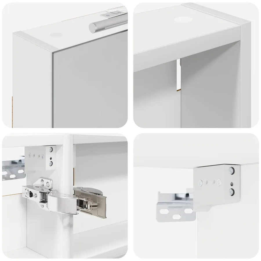 Ensemble de Meubles de Salle de Bain 3 pcs 120 x 10,5 x 60,5 cm - 10