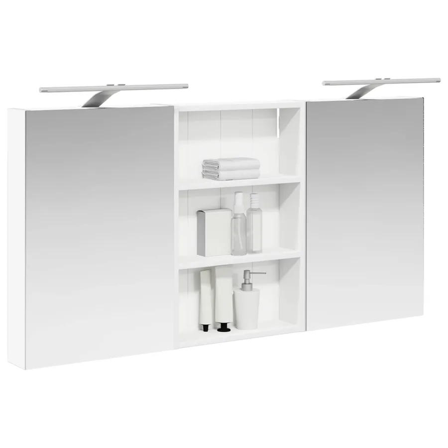 Ensemble de Meubles de Salle de Bain 3 pcs 120 x 10,5 x 60,5 cm - 3