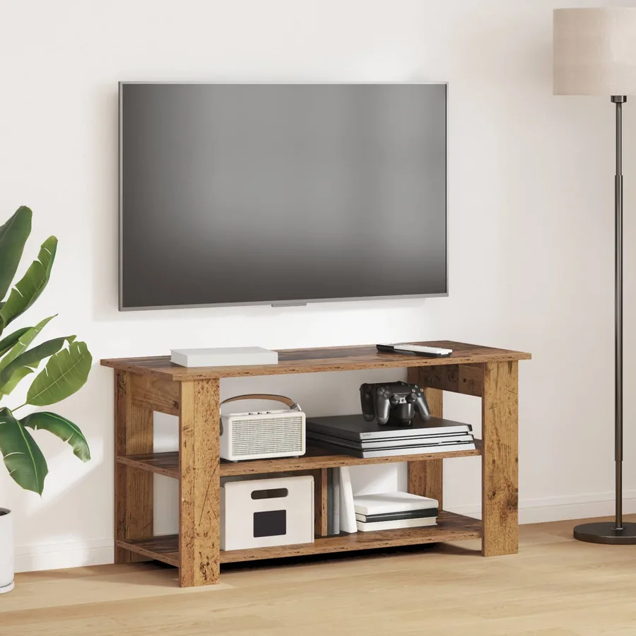 Support de télévision Bois ancien 100 x 40 x 50 cm