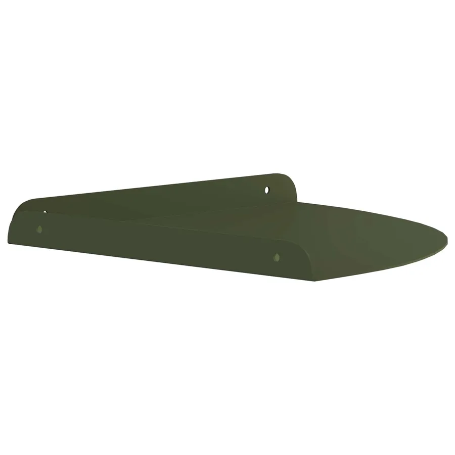 Étagère flottante avec étagère 4 pcs Vert olive 30 x 30 x 2 cm - 6
