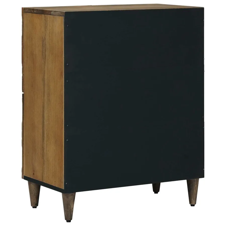 Buffet Marron 60 x 33,5 x 75 cm Bois de mangue massif - 5