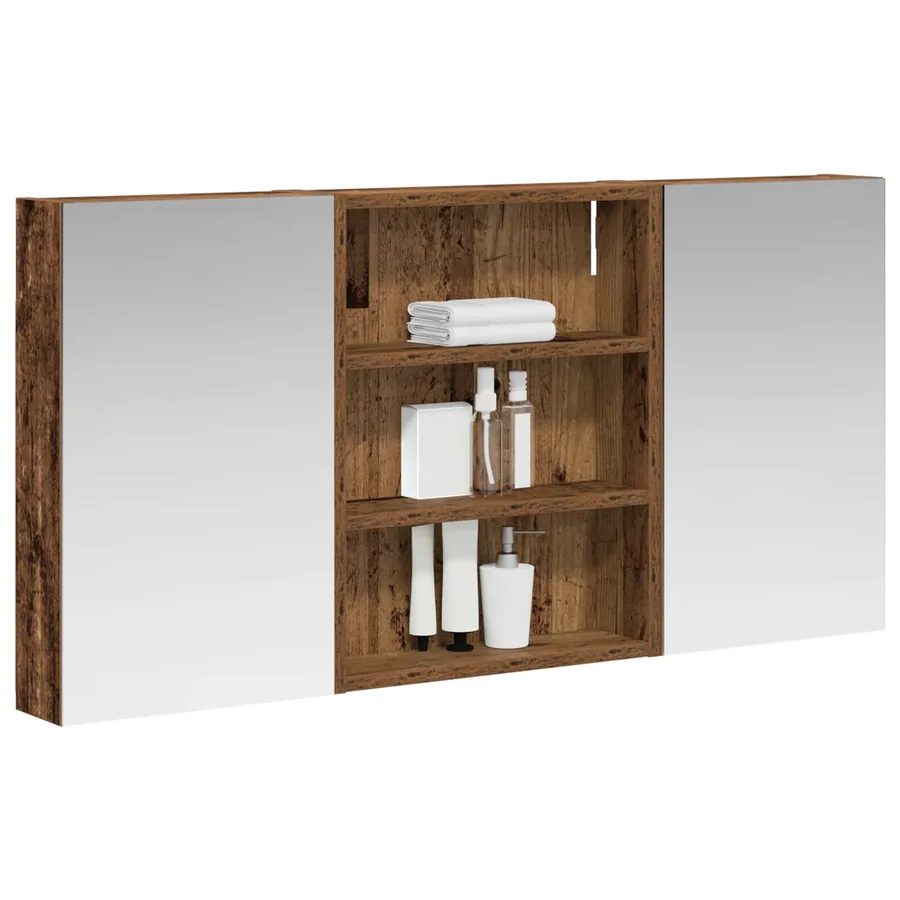 Ensemble de Meubles de Salle de Bain 3 pcs 100 x 10,5 x 50 cm - 3