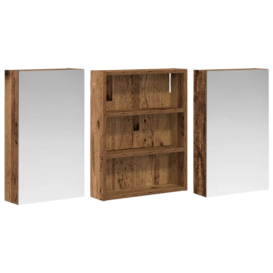 Ensemble de Meubles de Salle de Bain 3 pcs 100 x 10,5 x 50 cm - 5