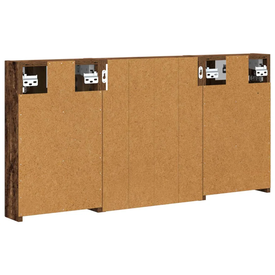 Ensemble de Meubles de Salle de Bain 3 pcs 100 x 10,5 x 50 cm - 9