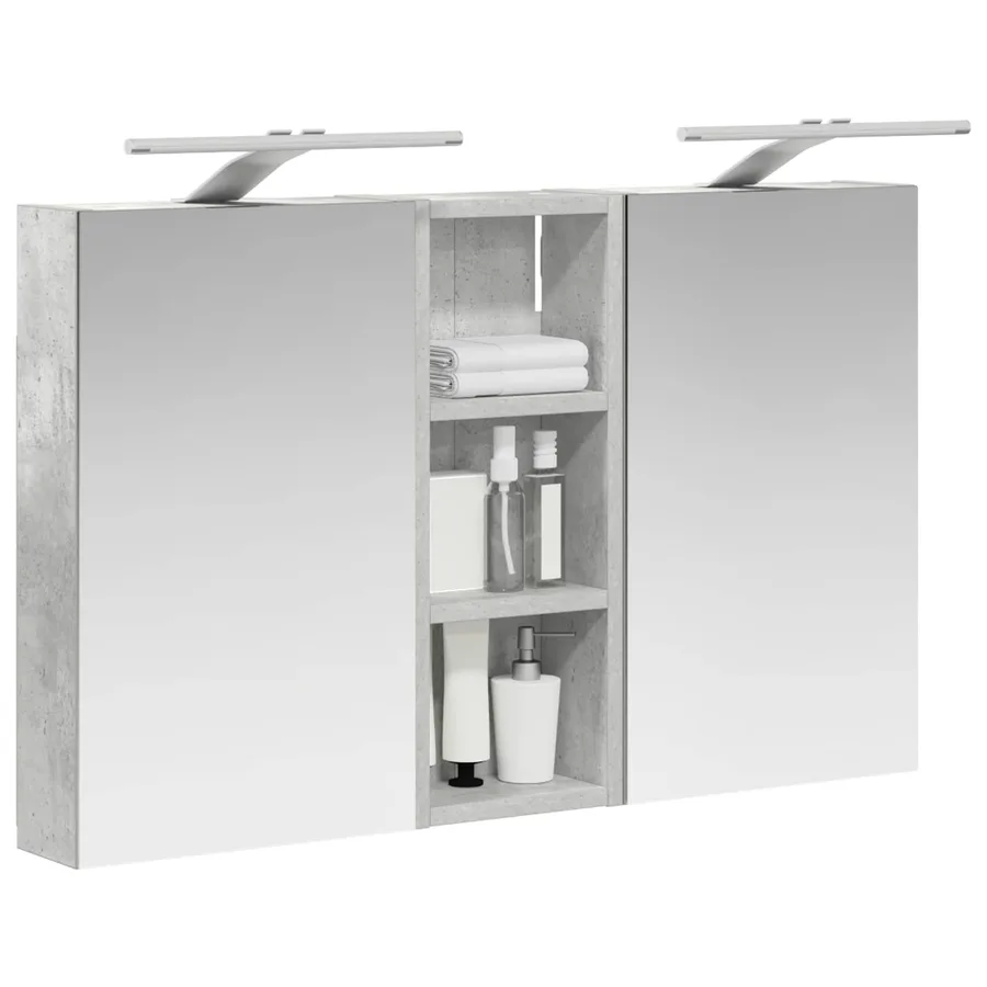 Ensemble de Meubles de Salle de Bain 3 pcs 80 x 10,5 x 50 cm - 3