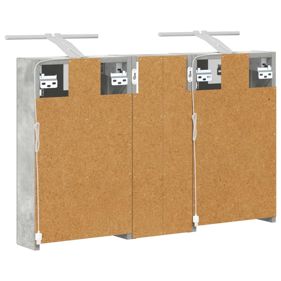 Ensemble de Meubles de Salle de Bain 3 pcs 80 x 10,5 x 50 cm - 9