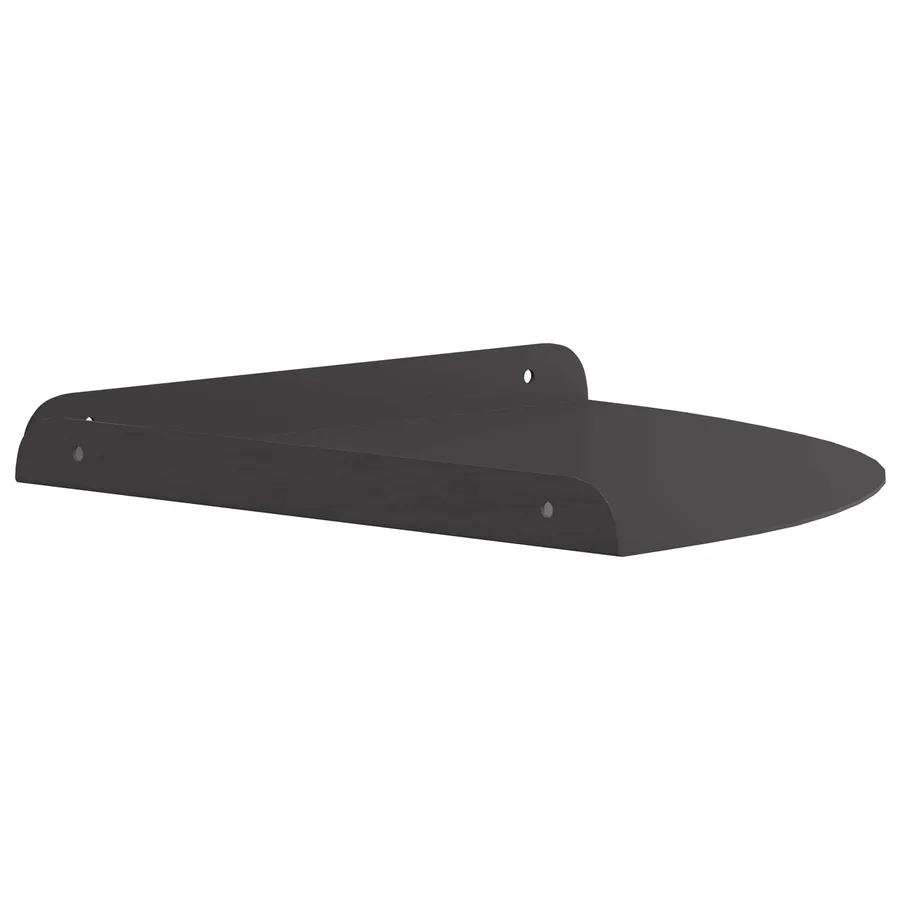 Étagère Flottante d'Angle 2 pcs Noir 30 x 30 x 2 cm - 6