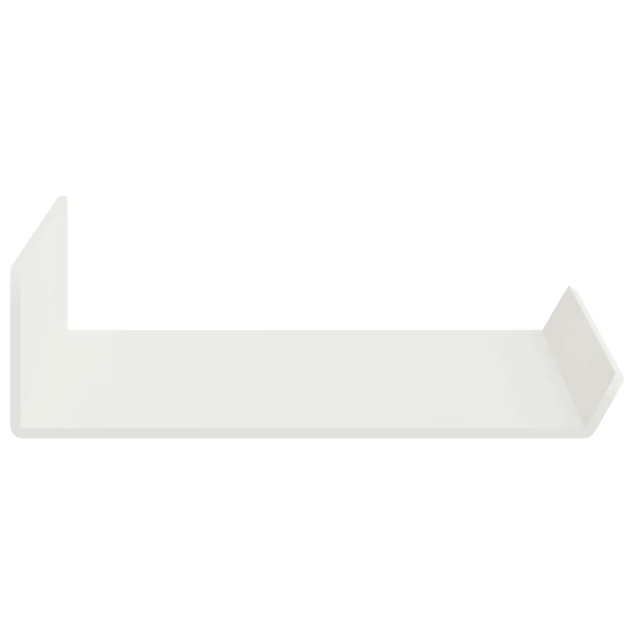 Étagère flottante 3 pcs Blanc 40 x 9 x 2,5 cm Acier - 6