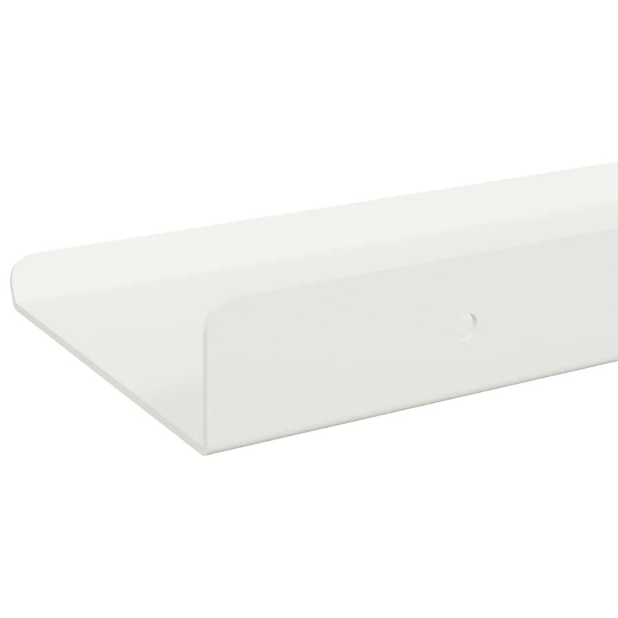 Étagère flottante 3 pcs Blanc 40 x 9 x 2,5 cm Acier - 7