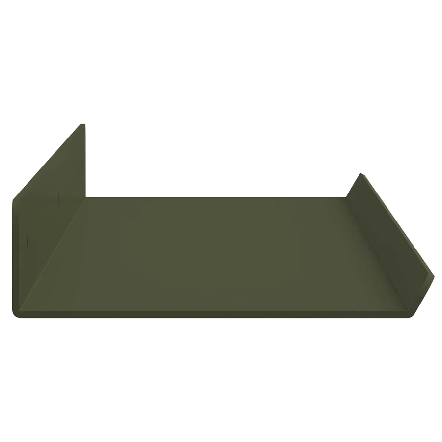 Étagère flottante 2 pcs Vert olive 60 x 8,5 x 2,5 cm Acier - 6