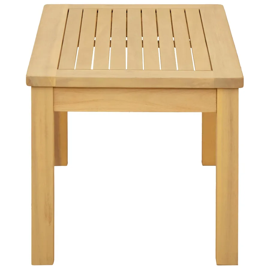 Table basse Acacia clair 70 x 40 x 36 cm Bois d'Acacia Massif - 3