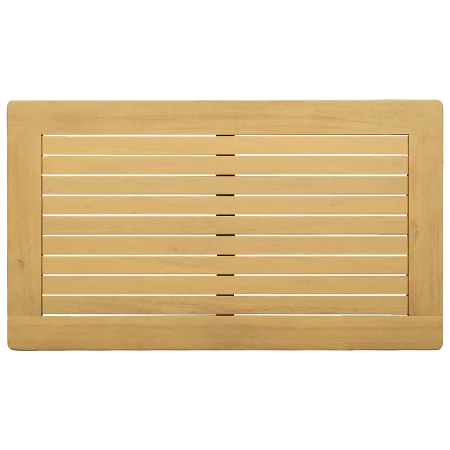 Table basse Acacia clair 70 x 40 x 36 cm Bois d'Acacia Massif - 4