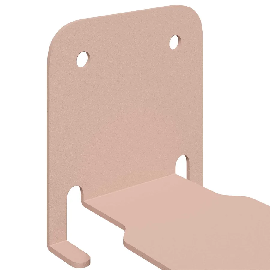 Étagère flottante avec étagère 8 pcs Rose 6 x 10,8 x 6,6 cm - 9