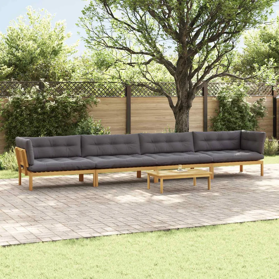 5 Pièce Unité du canapé en palette de jardin