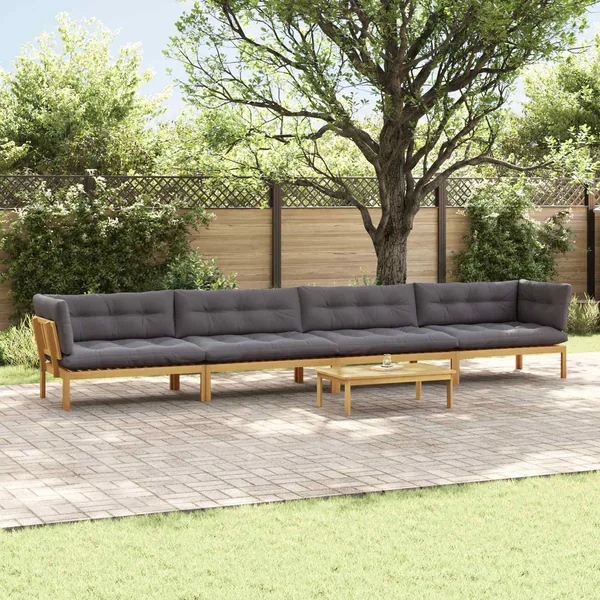 5 Pièce Unité du canapé en palette de jardin