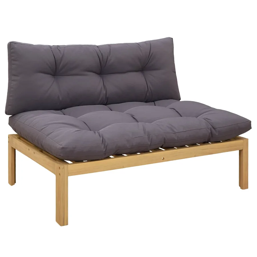 5 Pièce Unité du canapé en palette de jardin - 7
