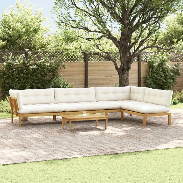 5 Pièce Unité du canapé en palette de jardin
