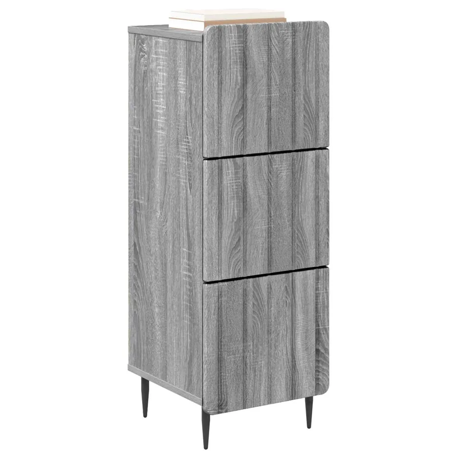 Armoire à tiroirs Sonoma gris 33 x 34,5 x 92 cm - 3