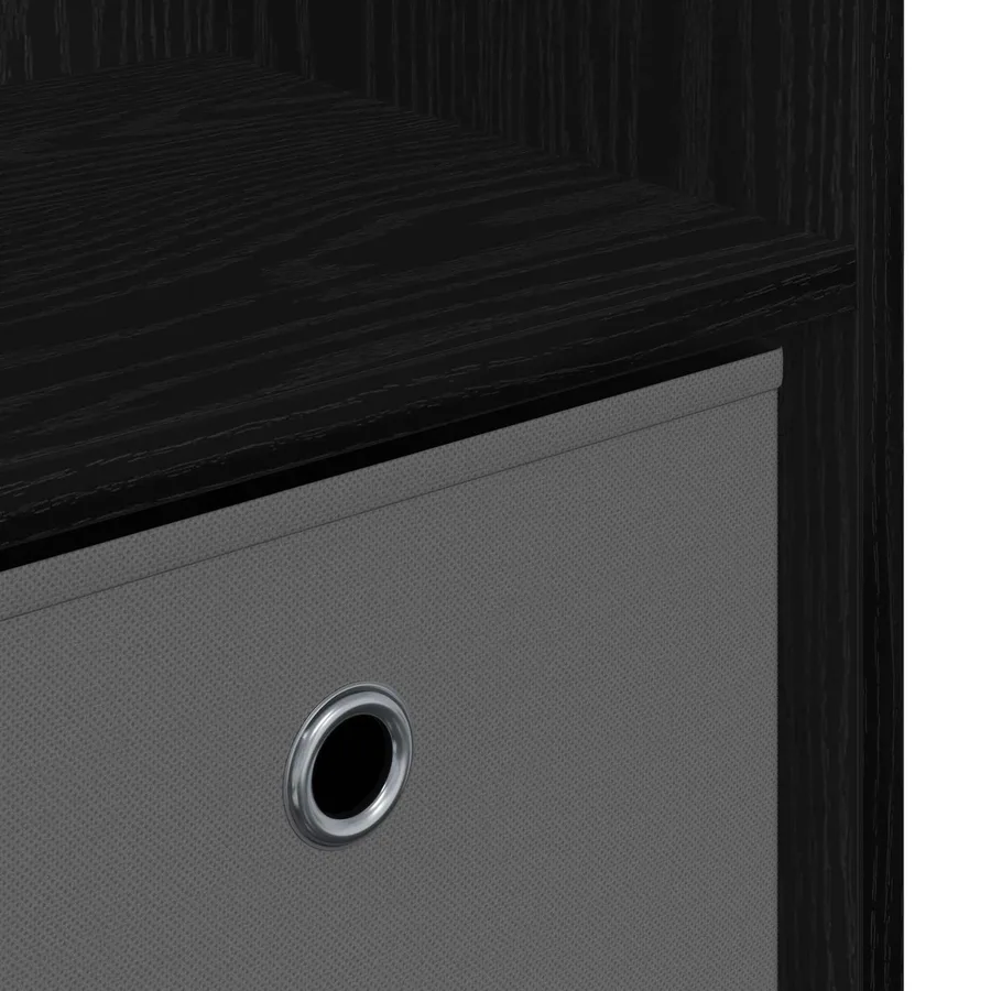 Buffet avec tiroir Chêne noir 102 x 32 x 73,5 cm - 10