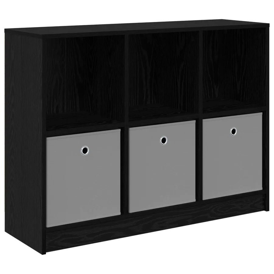 Buffet avec tiroir Chêne noir 102 x 32 x 73,5 cm - 2